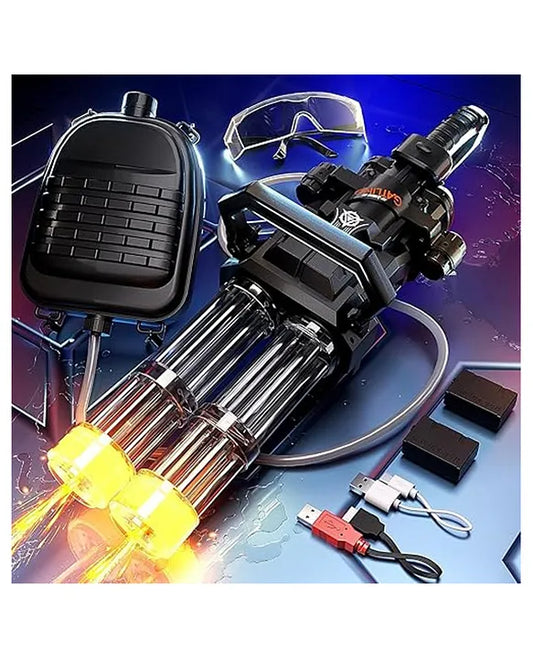 Gatling Electric Water Gun High-Pressure Automatic Rechargeable Long Range Outdoor Water Blaster Toy