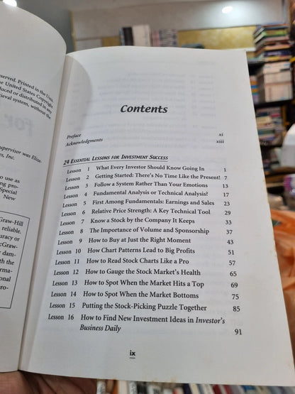24 Essential Lessons for Investment Success by William O'Neil
