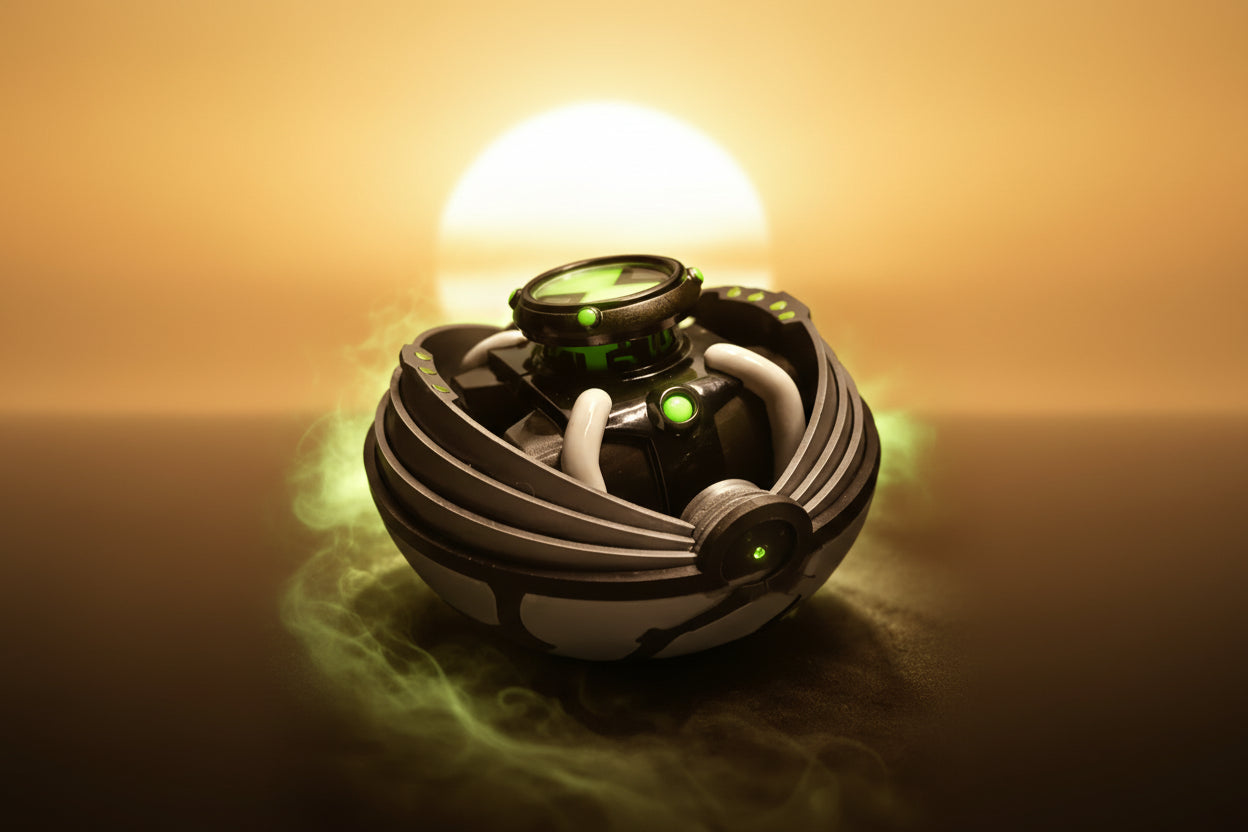 Ben 10 Classic Omnitrix Display Pod – Magnetic Retractable Case with Omnitrix For Display