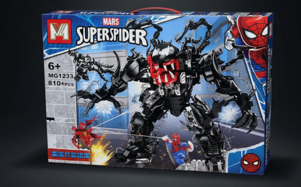 Super Spider Venom and Spider-Man vs. Carnage 810-piece construction Set Building Blocks
