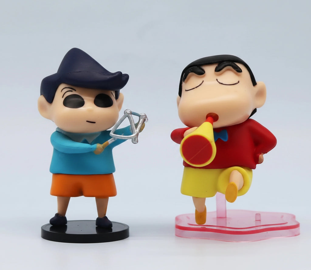 Shinchan Band with Friends Mini Action Figures Set of 6