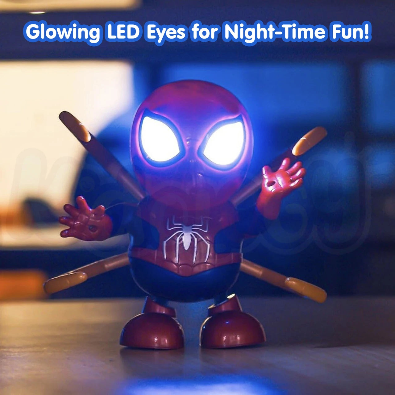 Dancing Spider-Man Action Figure Toy with Lights & Sounds for Kids