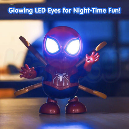 Dancing Spider-Man Action Figure Toy with Lights & Sounds for Kids