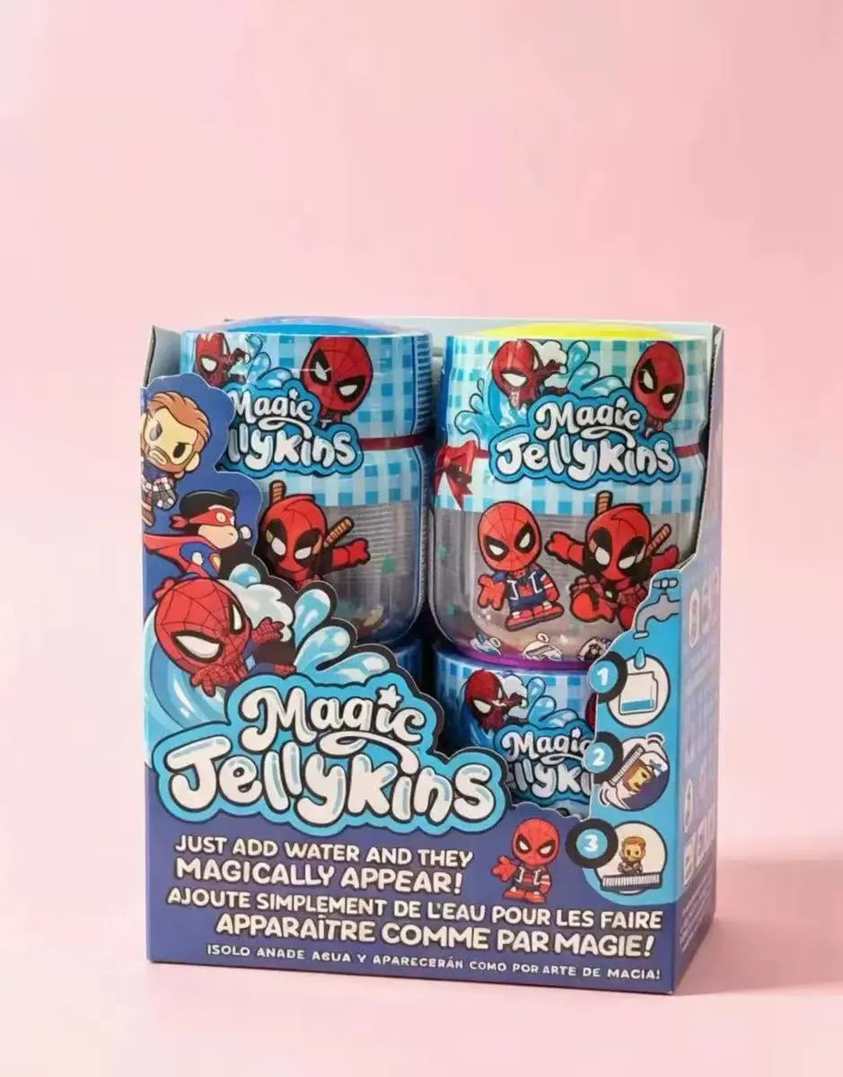 Spider-Man Magic Jellykins Collectible Plush Friends | Water-Reveal Surprise Toy | Ages 4+
