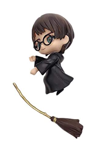 Harry Potter Sitting on BroomStick 3pcs Figure set
