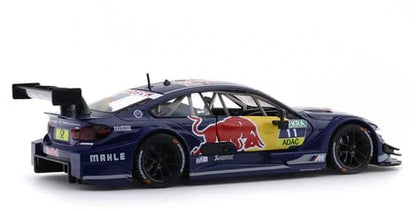 BMW M4 DTM Car Redbull Diecast Model Car, 1:24 Scale Collectible Toy, Blue