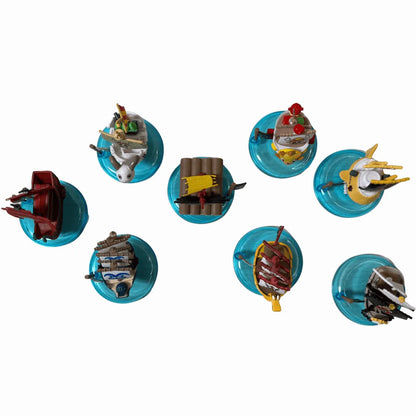One Piece Pirate Ship Mini Figure Collection Set of 8 Ages 6