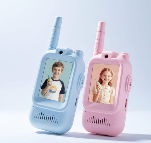 Video Walkie Talkies For Kids - HD Camera, Voice Changer & Screen Display