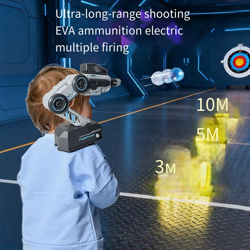 Smart Shoulder Blaster Robotic Motion Tracking Toy with Remote Control & 10 Soft Bullets