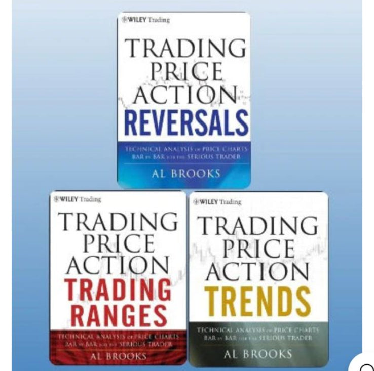 Combo of 3 book set-Trading Price Action Trading Ranges + Trading Price Action Reversals+Trading Price Action Trends By Al Brooks (HARDCOVER)