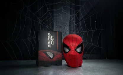 Combat Kit : Spiderman Mask Jaw Motion Activated Blinking Eyes + Spiderman Web Shooter Launcher