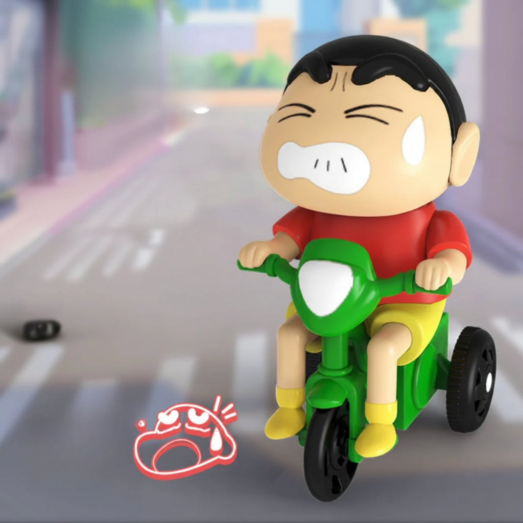 Shinchan Cycling Figure Collectible Toy
