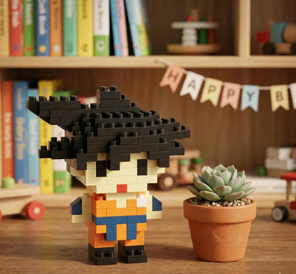 Mini Building Block Goku Mini Brick Toy for Kids 6+ (Limited Edition)