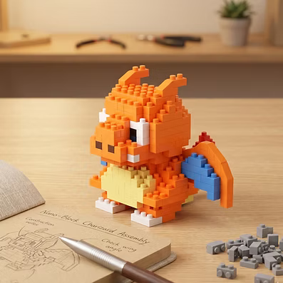 Mini Building Blocks Charizard Mini Toy for Kids 6+ (Limited Edition)