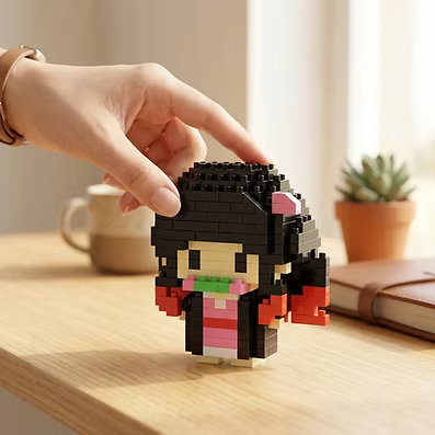 Mini Building Block Nezuko Kamado Mini Brick Toy for Kids 14+ (Limited Edition)