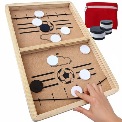 Sling Fast Puck Board Game - Guaranteed Fun for Family Game for 6 Years Old Boys & Girls