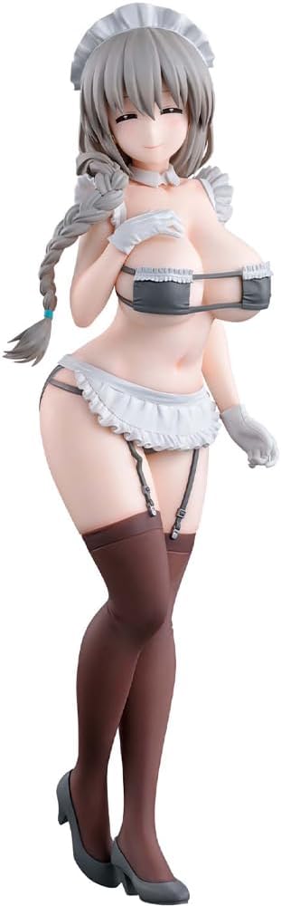 Uzaki Tsuki Figure Original Figures Anime Girl Uzaki Tsuki Action Figure Illustration Girl Maid Figurine Statue