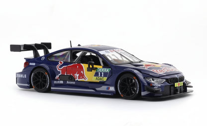 BMW M4 DTM Car Redbull Diecast Model Car, 1:24 Scale Collectible Toy, Blue