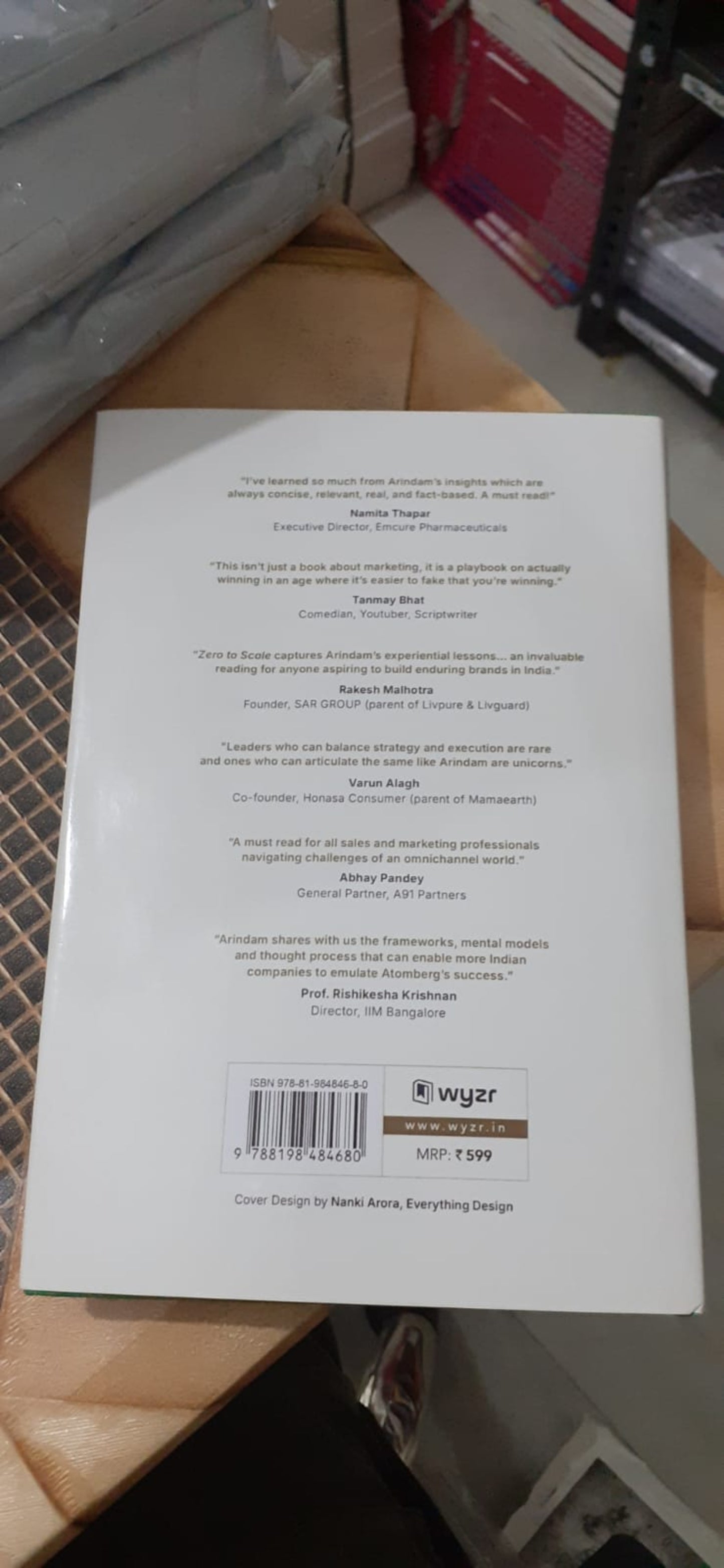 Zero To Scale (Hardcover)By Arindam Paul