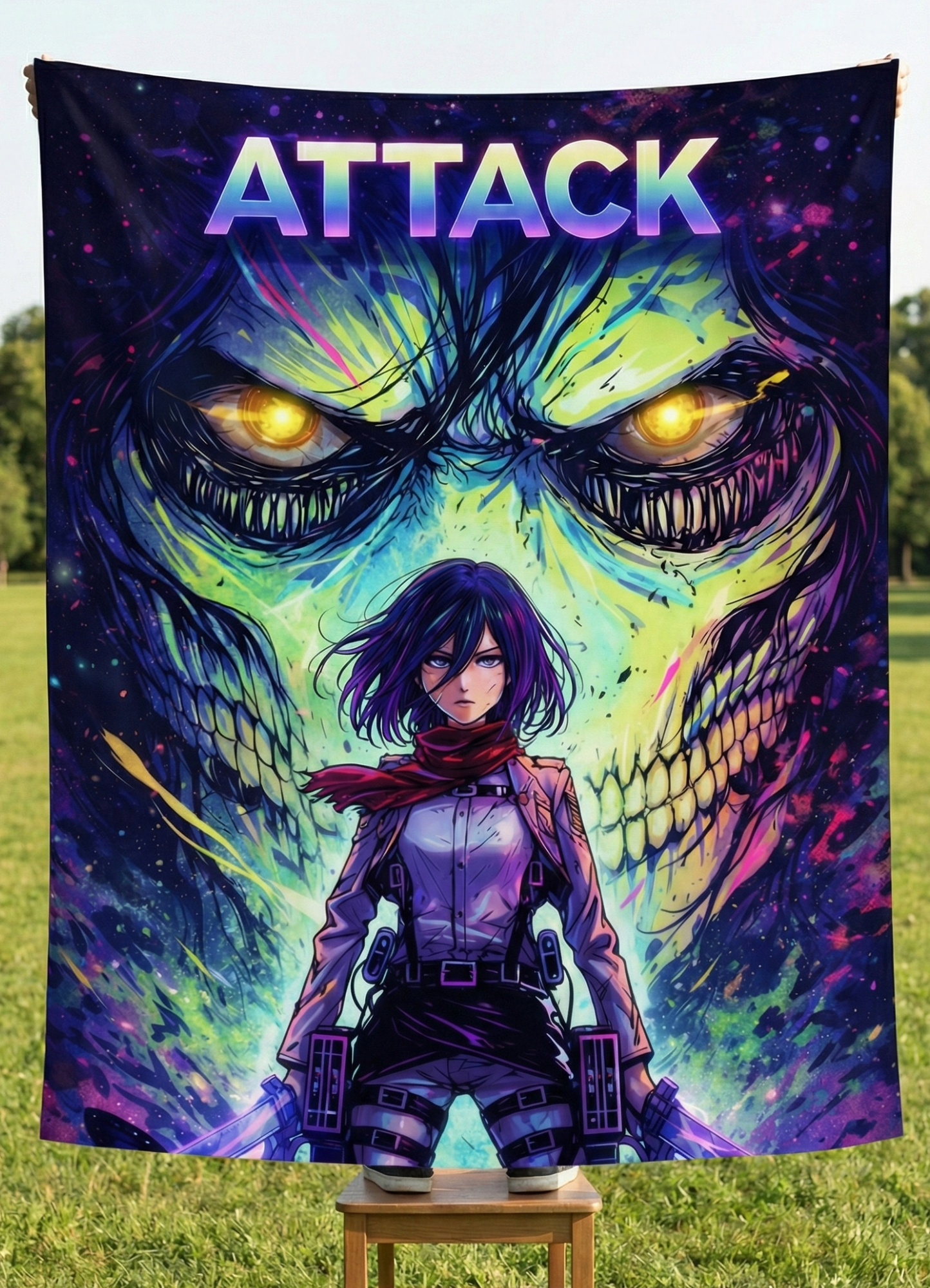 Attack on Titan anime wall tapestry wall tapestry