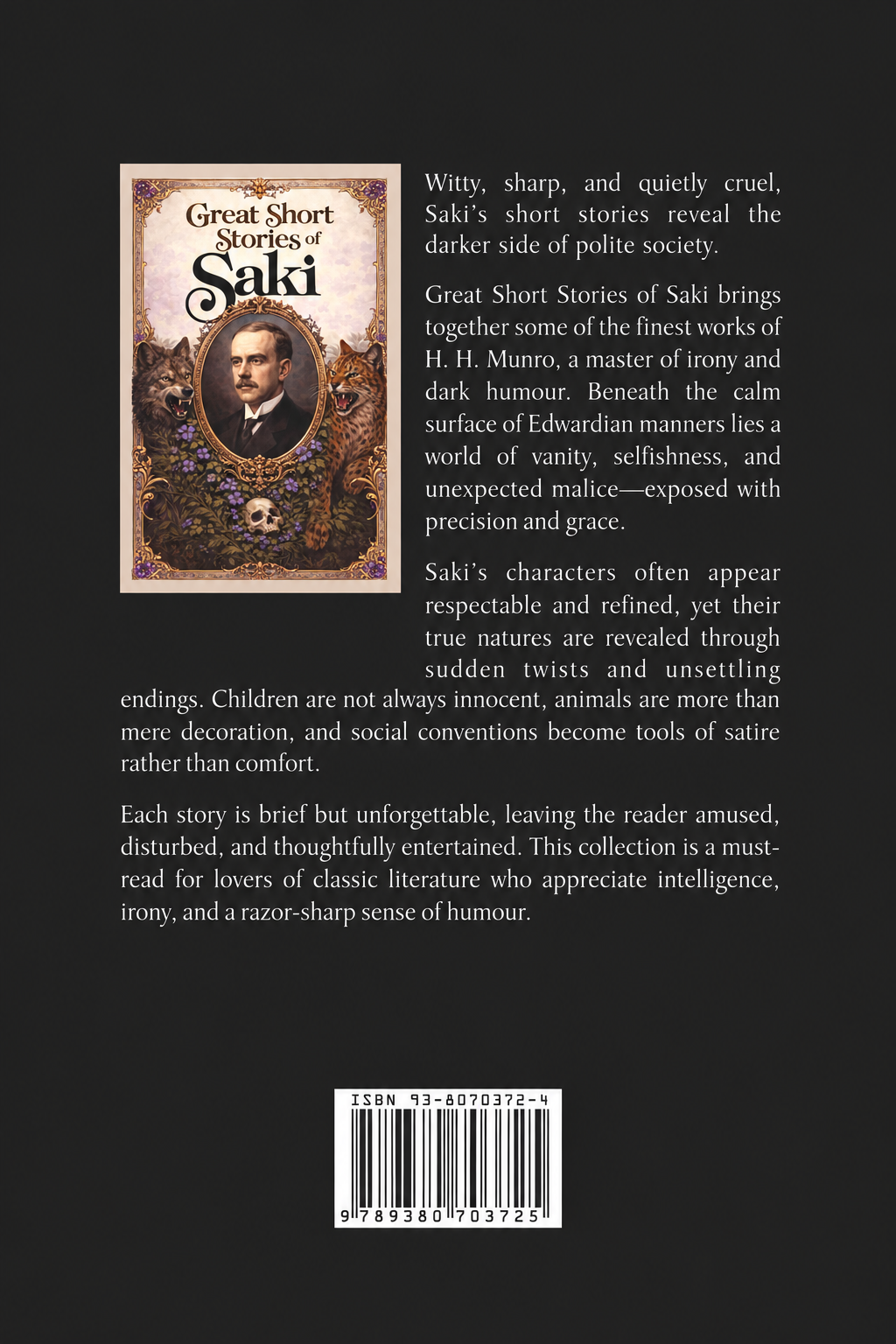 Greate Stories of Saki By H.H Munro (Paperback)