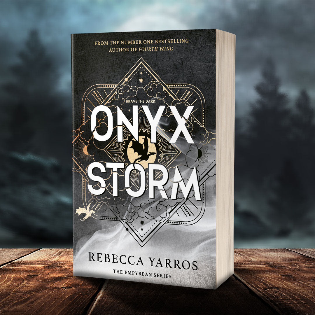 FOURTH WING (Hardcover) And ONYX STORM (Paperback) 2 Book Set Combo By Rebecca Yarros