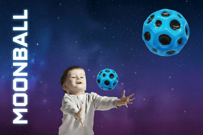 Moon Bouncing Ball, Soft Rubber Bounce Ball For Kids Teens Outdoor Sports Toy Gift