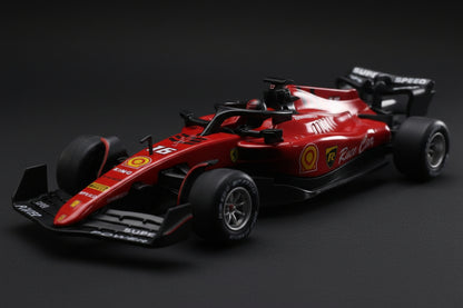 Mini RC Formula 1 Leclerc (with Driver) Speed Regulating Alloy Model Remote Control Car 1:64 Scale 2.4 GHz