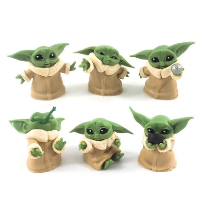 Cute Star Wars Baby Yoda Action Figure Cute Desk Decoration