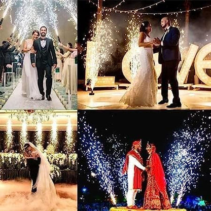 Hand Held Sparkler Gun for Sparkular | RGB Light Cold Pyro Gun for Diwali Pubs Events, Party Functions, Celebrations (Batteries & Pyros Not Included) Pyro Gun for Wedding & Birthdays