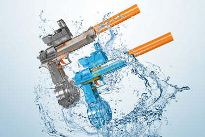 Desert Eagle Electric Water Gun, High-Pressure Automatic Water Shooter with Scope for kids and young adults (Random Colour)