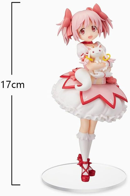 Kaname Madoka Figure Kyuubey/Madoka Kaname Action Figure Anime Girl Model Statue Figurine Anime Gift Collectibles