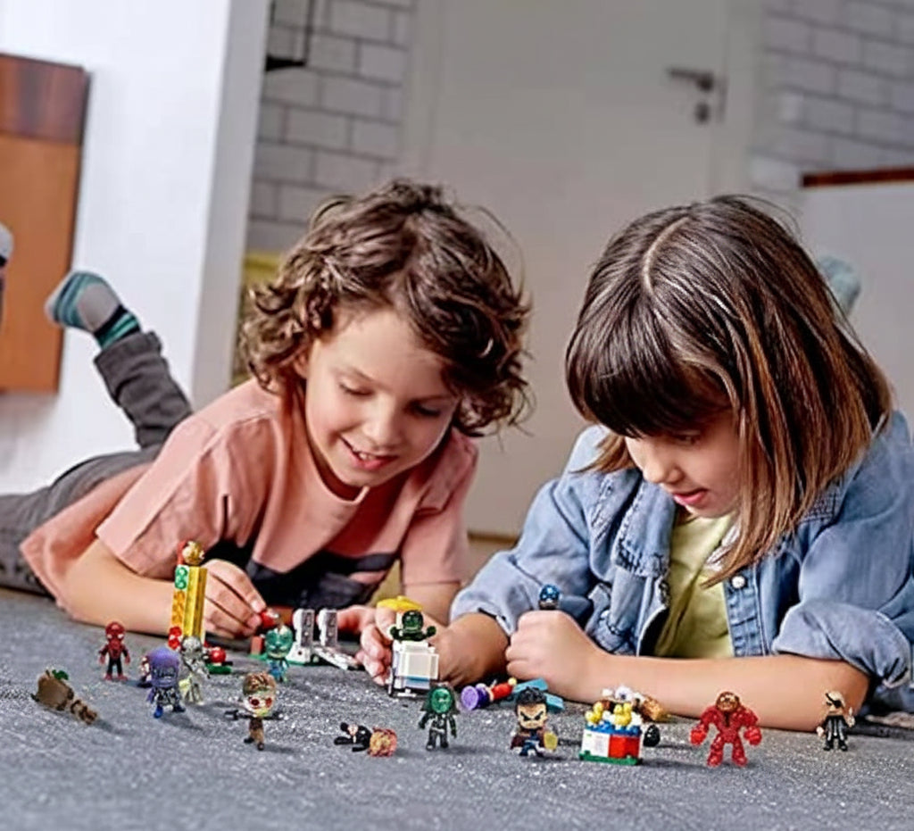 Superheroes Family Pack Miniature Action Figure Set of 32