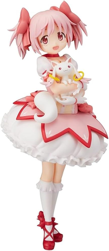 Kaname Madoka Figure Kyuubey/Madoka Kaname Action Figure Anime Girl Model Statue Figurine Anime Gift Collectibles