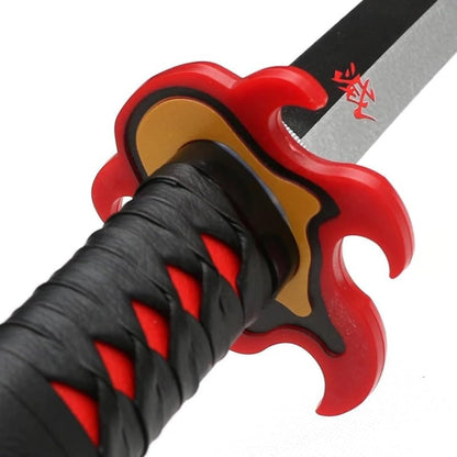 Demon Slayer Tanjiro Fire Blade Red LED Katana 104cm