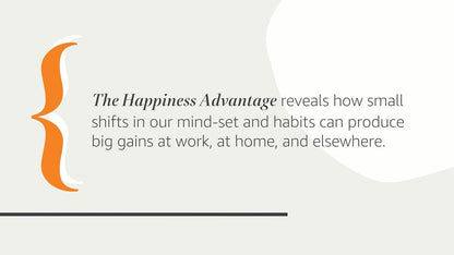 The Happiness Advantage By Shawn Achor (Hardcover)