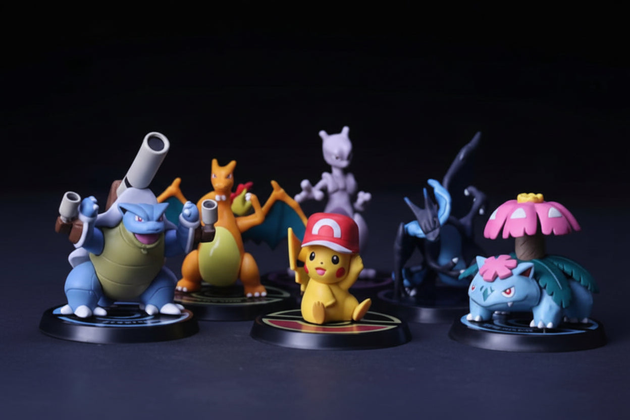 Pokémon Generation 1 Battle Collectible Figurines Set (12 Pcs)