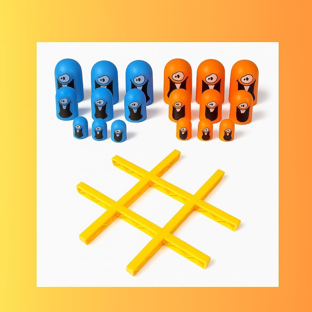 Gobble Stack Cross Game |Mind Challenging Logic Puzzle Indore Board Game for Boys & Girls Age 5+ Years