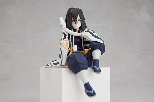 Demon Slayer Obanai Iguro Perching Sitting Action Figure 15cm