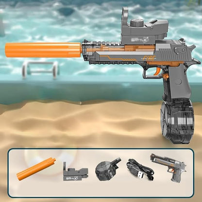 Desert Eagle Electric Water Gun, High-Pressure Automatic Water Shooter with Scope for kids and young adults (Random Colour)