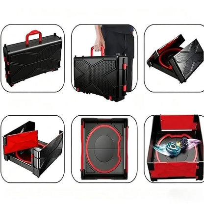 Gyros Beyblade Battle Stadium Arena Portable Combat Beey X Clash Foldable Easy to Carry
