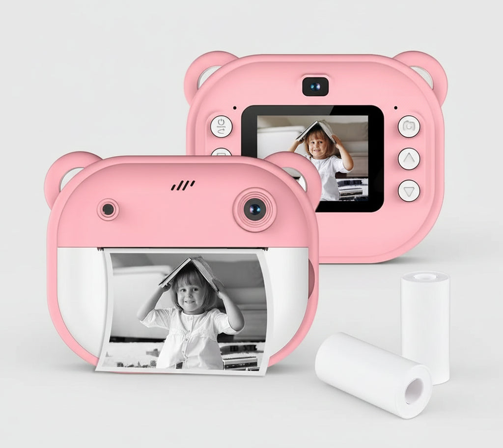 Instant Print Camera Front and Back Camera Instant Print Photo Perfect Gifts for Girls/ Boys