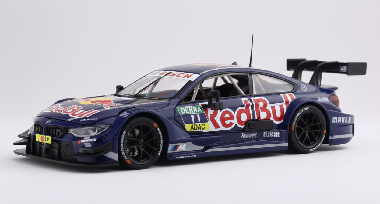 BMW M4 DTM Car Redbull Diecast Model Car, 1:24 Scale Collectible Toy, Blue