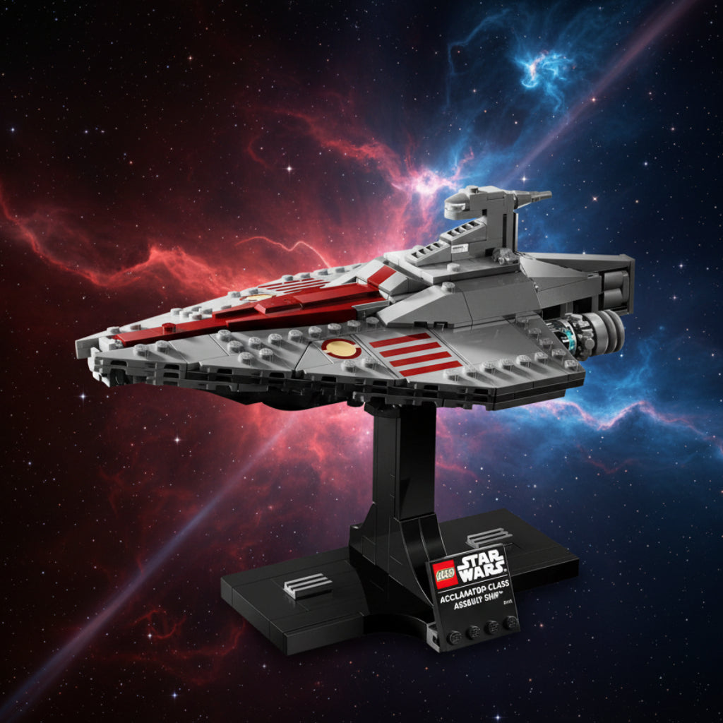 Star Wars Acclamator-Class Assault Ship, Buildable Starship Model Building Blocks for 18+ Gift