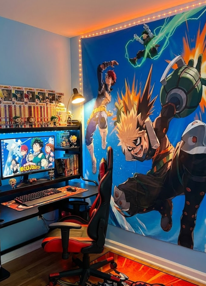 Katsuki Bakugo Explosion Mode – My Hero Academia Wall Tapestry for Home Bedroom Living Room (Multicolor) (Copy)