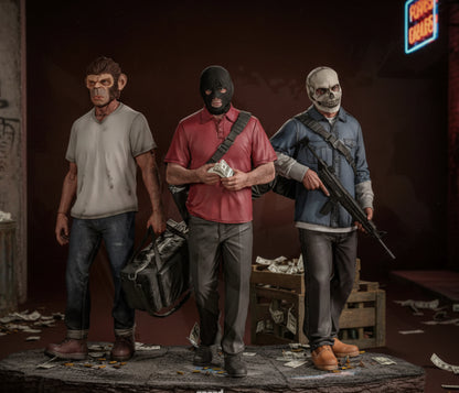 Grand Theft Auto V – 1/6 Scale Resin Statue by Tibs 3D Studio – Premium Collector Edition
