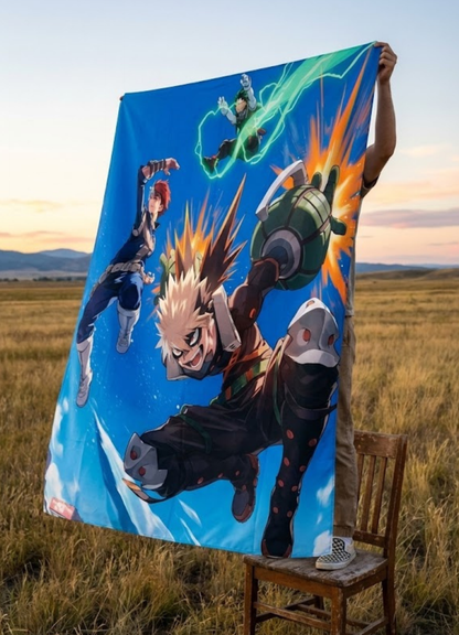Katsuki Bakugo Explosion Mode – My Hero Academia Wall Tapestry for Home Bedroom Living Room (Multicolor) (Copy)