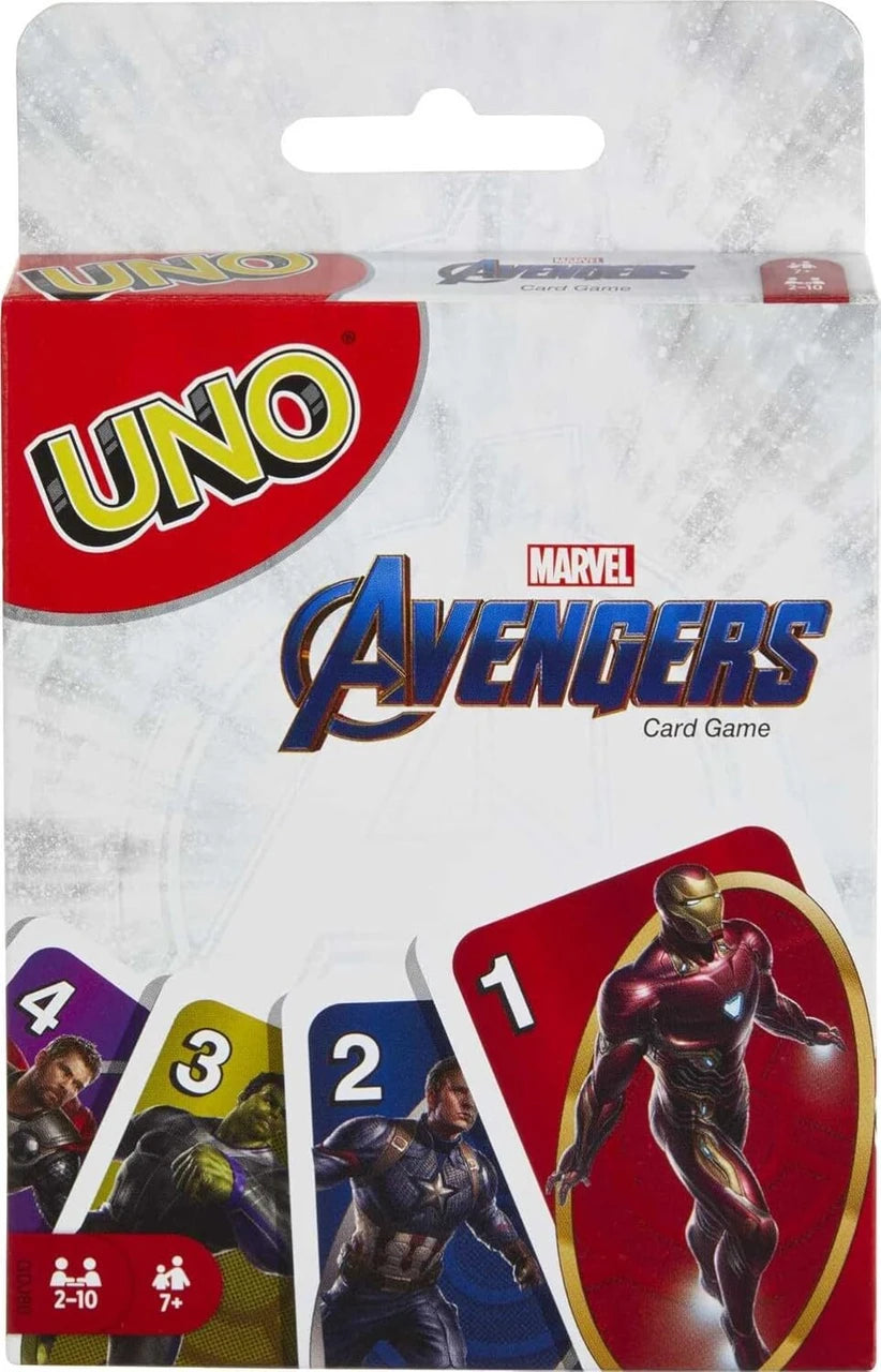 UNO Avengers Theme Kids and Family Card Game Pack of 3