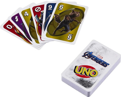UNO Avengers Theme Kids and Family Card Game Pack of 3