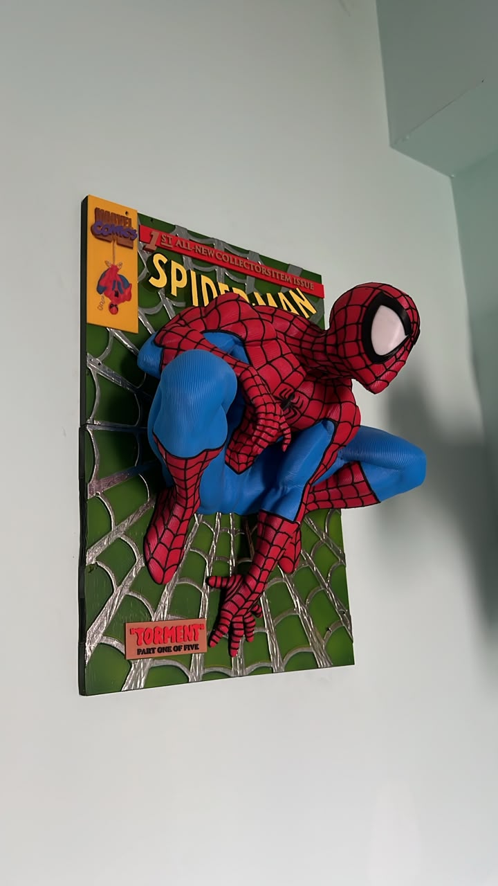 Spider-Man Comic Cover 3D Printed (Limited Edition)